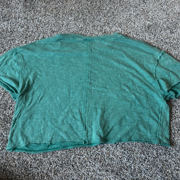 Women’s pre loved size XS extra small Green Cowboy Graphic Shirt - Picture 4 of 4